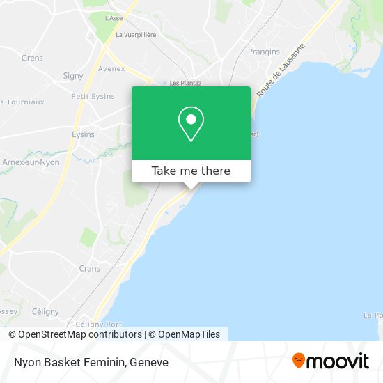 Nyon Basket Feminin map