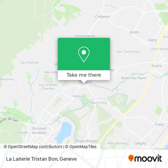 La Laiterie Tristan Bon map