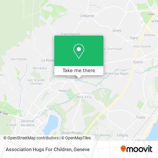 Association Hugs For Children map