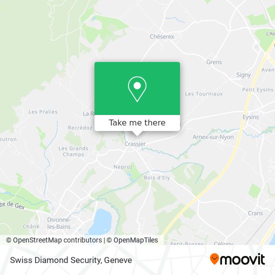 Swiss Diamond Security map