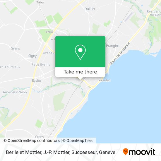 Berlie et Mottier, J.-P. Mottier, Successeur map