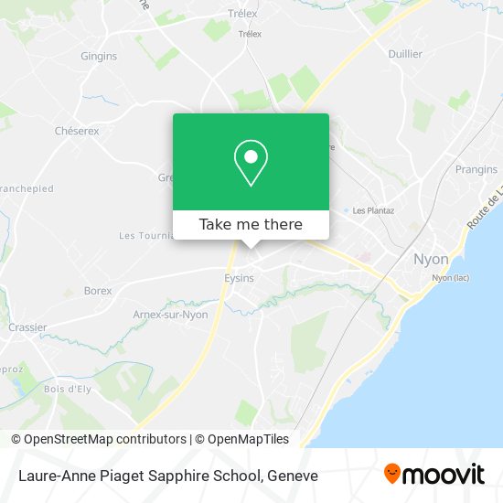 Laure-Anne Piaget Sapphire School map