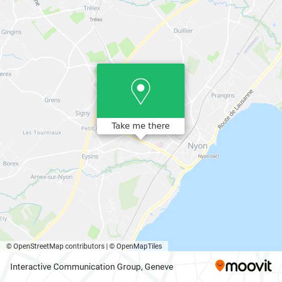 Interactive Communication Group map