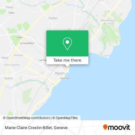 Marie-Claire Crestin-Billet map