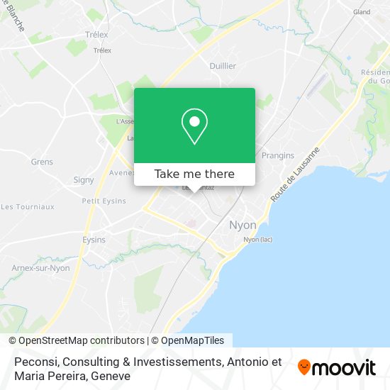 Peconsi, Consulting & Investissements, Antonio et Maria Pereira map