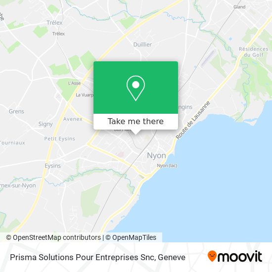 Prisma Solutions Pour Entreprises Snc map