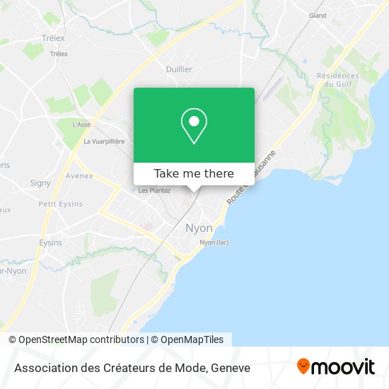 Association des Créateurs de Mode Karte