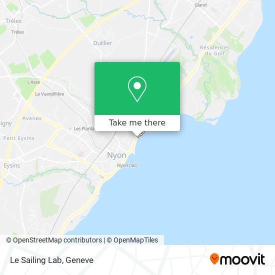 Le Sailing Lab map