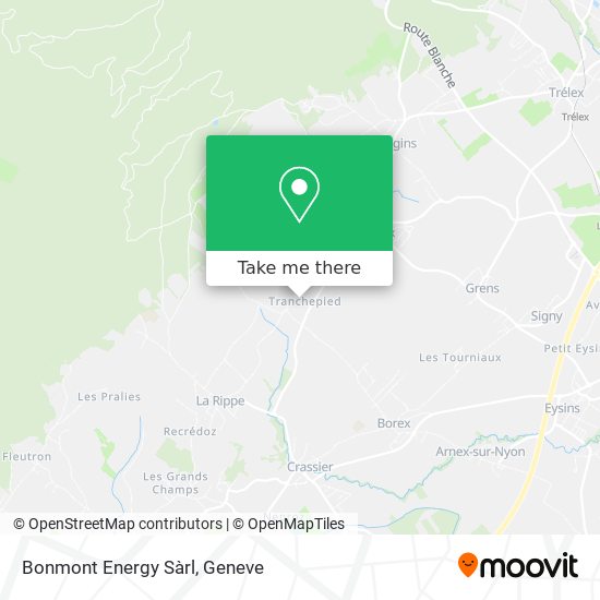 Bonmont Energy Sàrl map