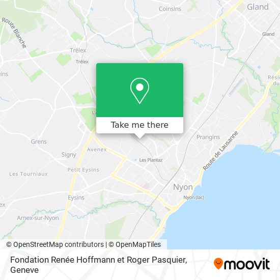 Fondation Renée Hoffmann et Roger Pasquier map