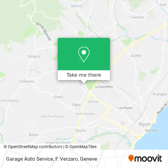 Garage Auto Service, F. Verzaro map