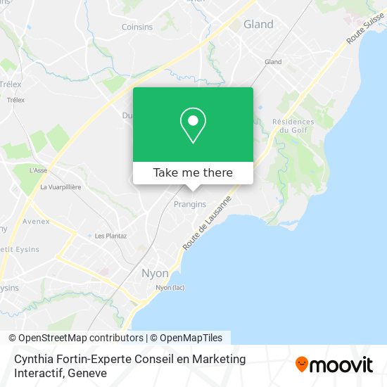 Cynthia Fortin-Experte Conseil en Marketing Interactif map