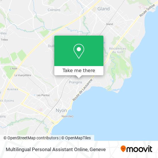 Multilingual Personal Assistant Online map