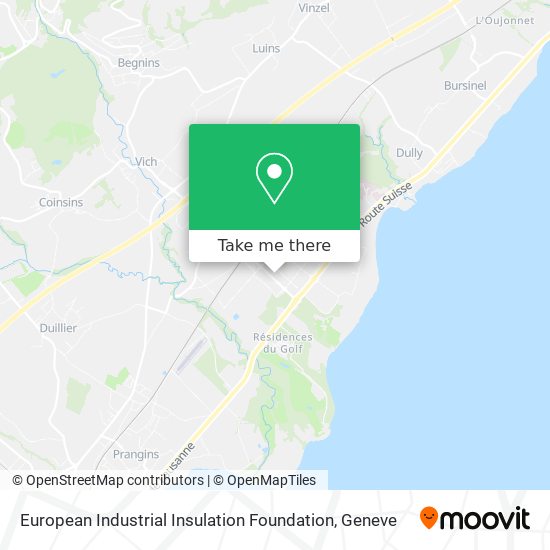 European Industrial Insulation Foundation map