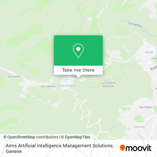 Aims Artificial Intelligence Management Solutions map