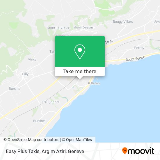 Easy Plus Taxis, Argim Aziri map