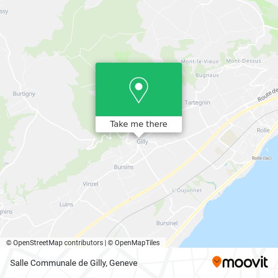 Salle Communale de Gilly map