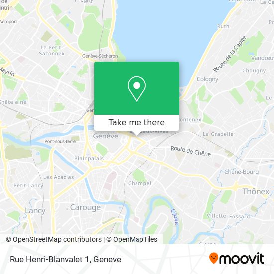 Rue Henri-Blanvalet 1 map