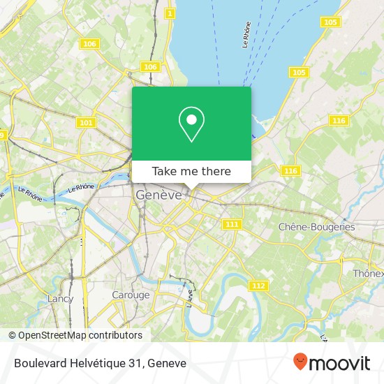 Boulevard Helvétique 31 map