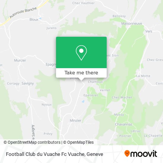 Football Club du Vuache Fc Vuache map