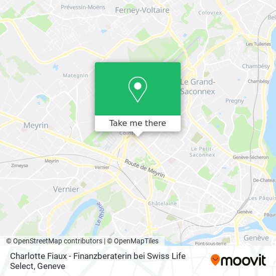 Charlotte Fiaux - Finanzberaterin bei Swiss Life Select map