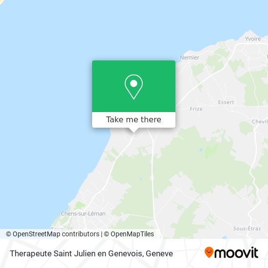 Therapeute Saint Julien en Genevois map