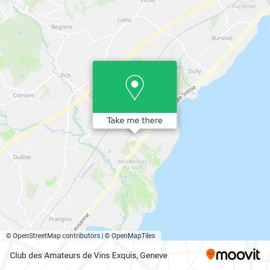 Club des Amateurs de Vins Exquis map