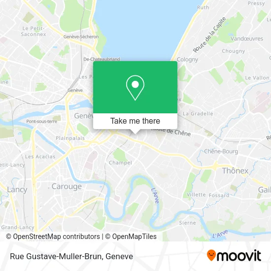 Rue Gustave-Muller-Brun map