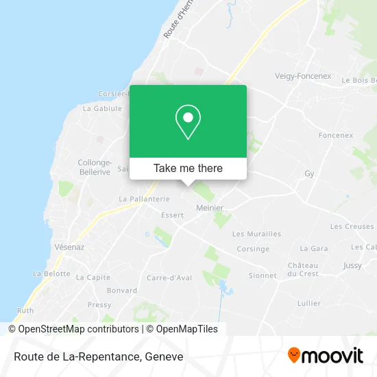 Route de La-Repentance map