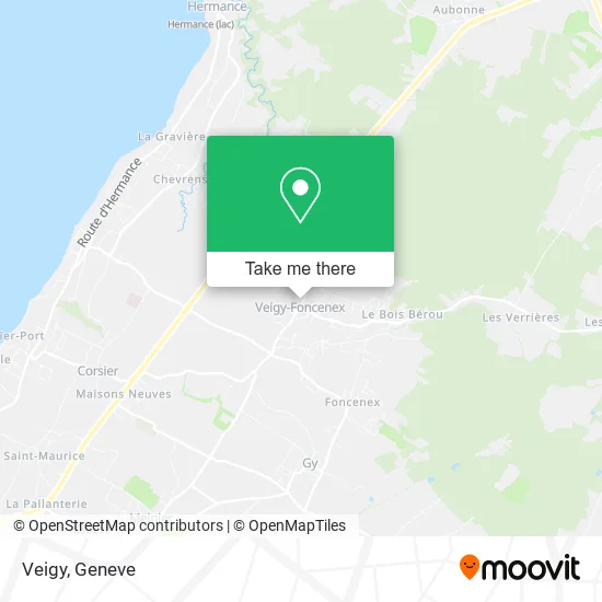 Veigy map