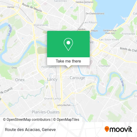 Route des Acacias map