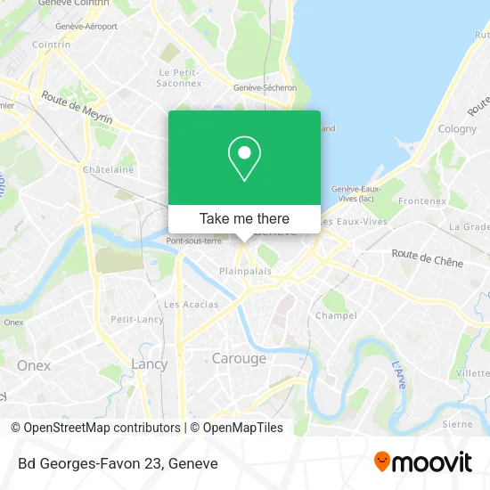 Bd Georges-Favon 23 map