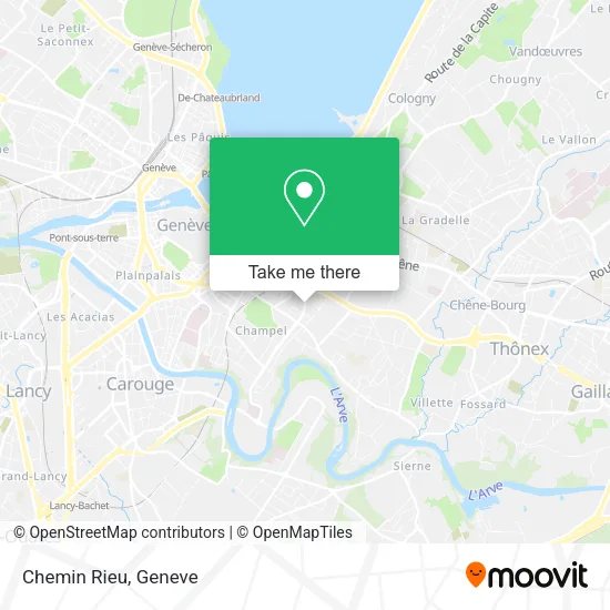 Chemin Rieu map