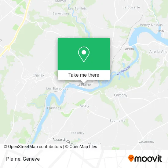 Plaine map