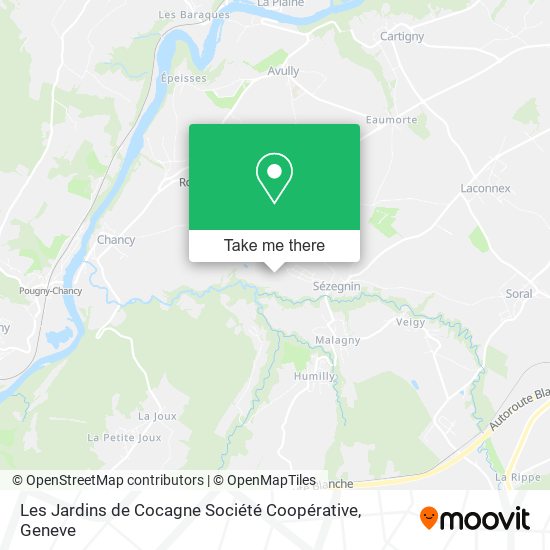 Les Jardins de Cocagne Société Coopérative map