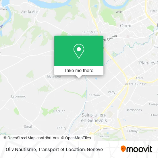 Oliv Nautisme, Transport et Location map