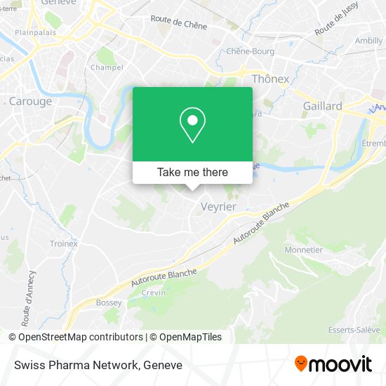 Swiss Pharma Network map