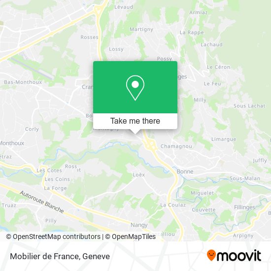 Mobilier de France Karte