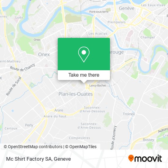 Mc Shirt Factory SA map
