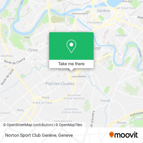 Norton Sport Club Genève map