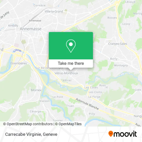 Carrecabe Virginie map