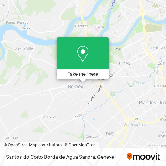 Santos do Coito Borda de Agua Sandra map