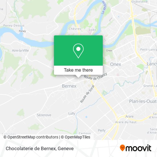 Chocolaterie de Bernex map