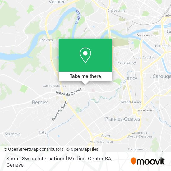 Simc - Swiss International Medical Center SA map