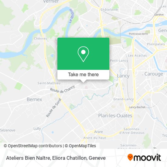 Ateliers Bien Naître, Eliora Chatillon map