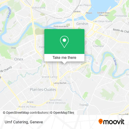 Umf Catering map