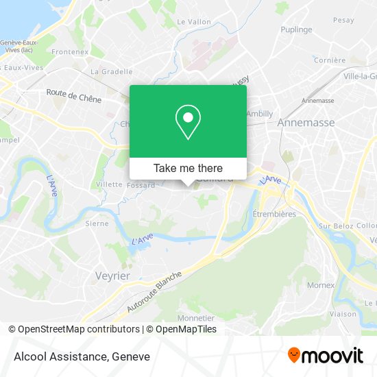 Alcool Assistance map