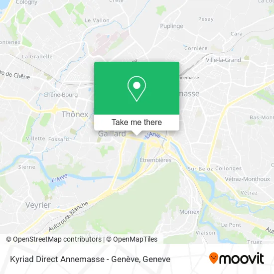 Kyriad Direct Annemasse - Genève plan