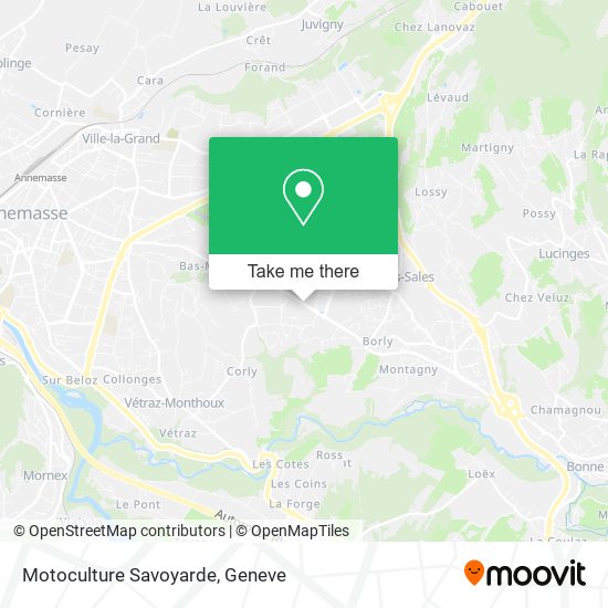 Motoculture Savoyarde map
