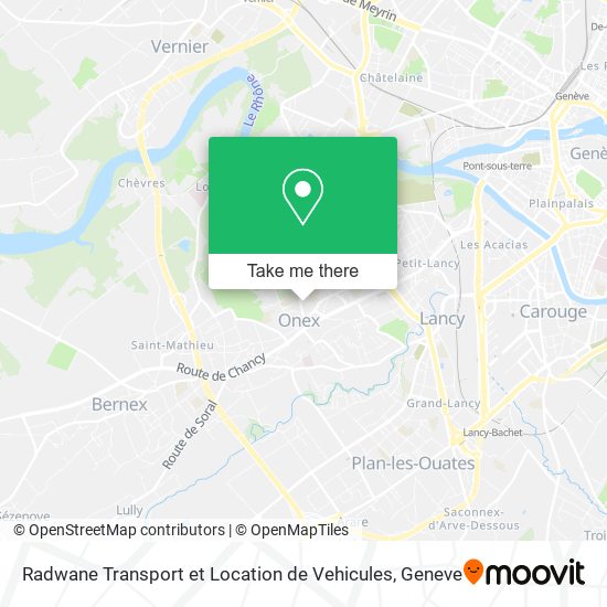 Radwane Transport et Location de Vehicules Karte